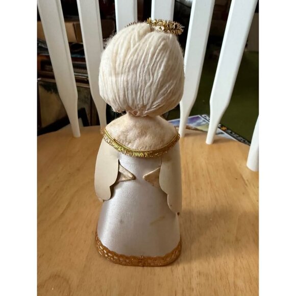 Vintage Christmas Angel Tree Topper Made in Japan 8" - Picture 4 of 6